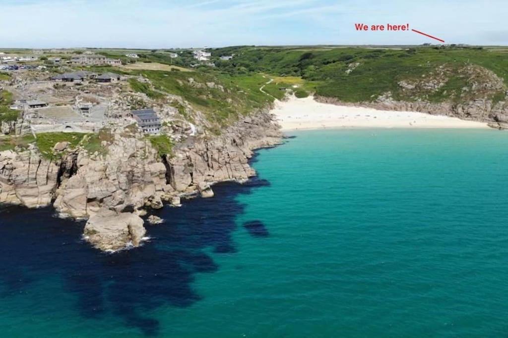 Porthcurno Barns, The Cart Lodge - Cosy Cottage, Walk To Porthcurno Beach, Pedn Vouder & Minack Theatre Penzance Eksteriør bilde